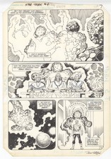 Star Trek #4 pg 5 Original Comic Art by Tom Sutton 1984 picture