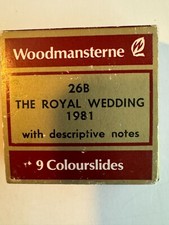 UK The Royal Wedding 1981 #26B 35mm Film Slide Set (All nine slides SL45) picture