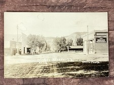 RPPC Welch Photo Market Street No 13 Unidentified Western Town Real Photo PC picture