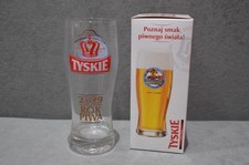 1x Tyskie One Pint 20oz Polish Beer Glass 
