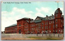 Postcard South Omaha Stock Exchange, South Omaha, Nebraska 1909 P130 picture