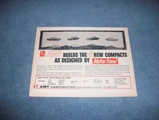 1960 AMT 3-n-1 Model Car Kits Vintage Ad 