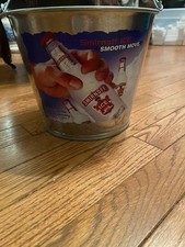 Set of 2 Brand New Vintage Retro Smirnoff Ice Aluminum Ice Bucket picture