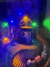 Spooky Hallow Haunted House Station Halloween Village picture