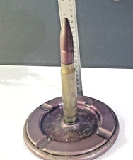 Vintage WWII World War 2 20mm Cannon Lighter & Ashtray Military Stoner Mfg picture