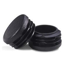(10 Pack) - 1 Inch OD Round Black for Plastic Plugs by Cap Cover Tube Durable... picture