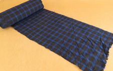 Vintage Textile Homespun Fabric Antique Early Primitive Weave Tissue about 1940s picture