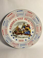 Vintage 1979 Spencer Gifts Calendar Collection plate America The Beautiful rare picture