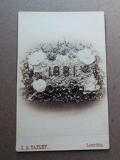 MOURNING DEATH CABINET CARD