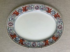Minton Florentine Red Gryphon Serving Platter Antique 1862 picture