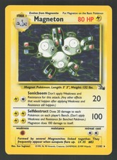English LP Magneton (11) 11/62 FO Unlimited Holofoil Pokemon Fossil picture