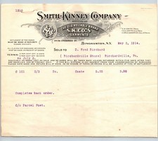 Smith-Kinney Company Invoice Makers Of Old Reliable Brand S.K.Co.'s Garments picture