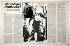 1975 SKIING Magazine Article Martha Rockwell Cross-Country Racer Ephemera picture