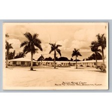 Vintage RPPC Dumas Motor Court Bradenton Florida Tamiami Trail 1940s Postcard picture