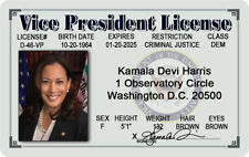 Kamala Harris Vice President Novelty VP card Presidential Joe Biden picture