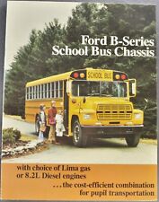 1980 Ford School Bus Truck Sales Training Brochure B-600 700 Excellent Original picture