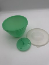 Vintage Tupperware Jadeite Green Crisp-It #679 Lettuce Keeper Lid And Spike picture