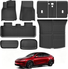 Floor Mats Custom Fit Tesla Model Y 2025-2026 5-Seater (Not for Standard),TPE picture