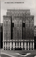 Penn Hotel Pittsburgh PA Pennsylvania c1934 Postcard H52 picture