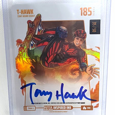 2026 Bo Jackson Battle Arena Inspired Ink Tony Hawk Debut 185 Power Auto 35/50 picture