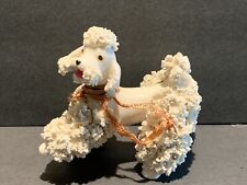 POODLE Dog Vintage Spaghetti String Figurine Mothers Day Gift  picture