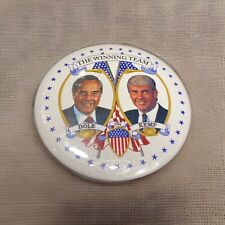 Dole Kemp 1996 The Winning Team Presidential Campaign button pin 3