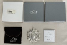 2008 Towle Sterling  OLD MASTER SNOWFLAKE Ornament  19TH Edition picture