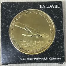SPIRIT of ST. LOUIS  Baldwin Brass Paperweight ~ SMITHSONIAN AIR & SPACE MUSEUM picture