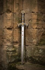 Handmade Knight Templar Holy Sword – Custom Medieval Crusader Replica picture