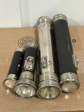 Lot of 3 Vintage EVEREADY + Other Flashlights Made in USA Antique Estate Find picture