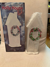 Department 56 Holly House Christmas Village Illuminated House, Boxed Decor picture