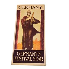 1937 Germany's Festival Year Program Brochure Pageants Concert Booklet Riemer picture