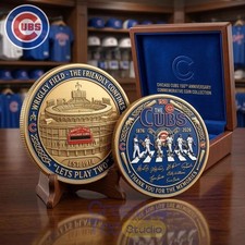 Chicago Cubs 150th Anniversary Premium Commemorative Coin (No Box) picture