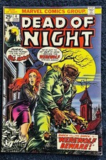 Marvel Comics Group Dead OF Night #4 NM 9.4 White Pages Horror Comic 1973 CGC picture