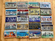 Wholesale Lot of 100 Craft Condition License Plates- 20 Versions/5 of Each picture