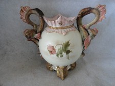 Antique Alfred Stellmacher dragon handled vase picture