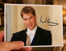 2 Autographs - Prince William - Prince Harry - British Royal - Windsor picture