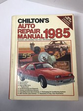 Chilton's Auto Repair Manual 1985 for Domestic & Canadian Cars 1978 to 1985 picture
