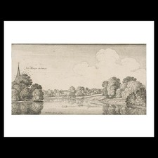 Wenceslaus Hollar - Albury (1645) Art Card Print picture