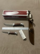 Scarce NOS Western Camillus USA WL286 Settler Combo Knife Piggyback Set L66 L628 picture