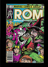 MARVEL Rom (1983) #40 RARE Newsstand Lakeside Tattooz Insert Variant 