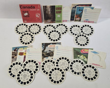 Lot Of 17 Vintage View-Master Reels Travel Canada Redwood Grand Canyon Sea World picture
