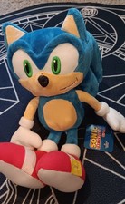 *RARE* 2007 Size M Sanei Sonic the Hedgehog Plush Doll SEGA Japan import w/ tag picture