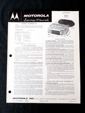 Vintage 1961 Motorola Buick Car Radio Service Manuals BKA61 picture