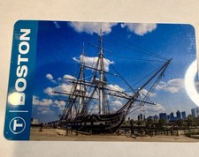 MBTA BLUE LINE CHARLIECARD USS Constitution Train Limited Edition Boston 250 picture