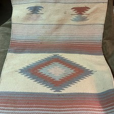 Southwest Design Hand Woven Blanket/Rug Wool Cloth Geometric Design picture