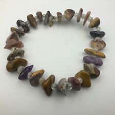 Polished Stone Rock and Plastic Bead 14