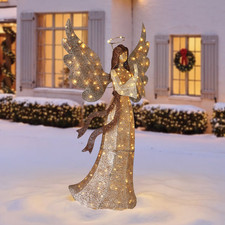 Member's Mark 6' Pre-Lit Twinkling Angel picture