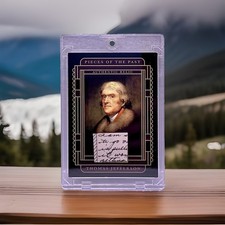 2025 Pieces Of The Past One Time Series Thomas Jefferson Handwritten Relic picture