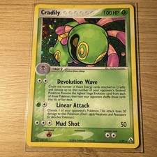 Cradily 3/92 Holo Rare Legend Maker Pokemon Lightly Played picture